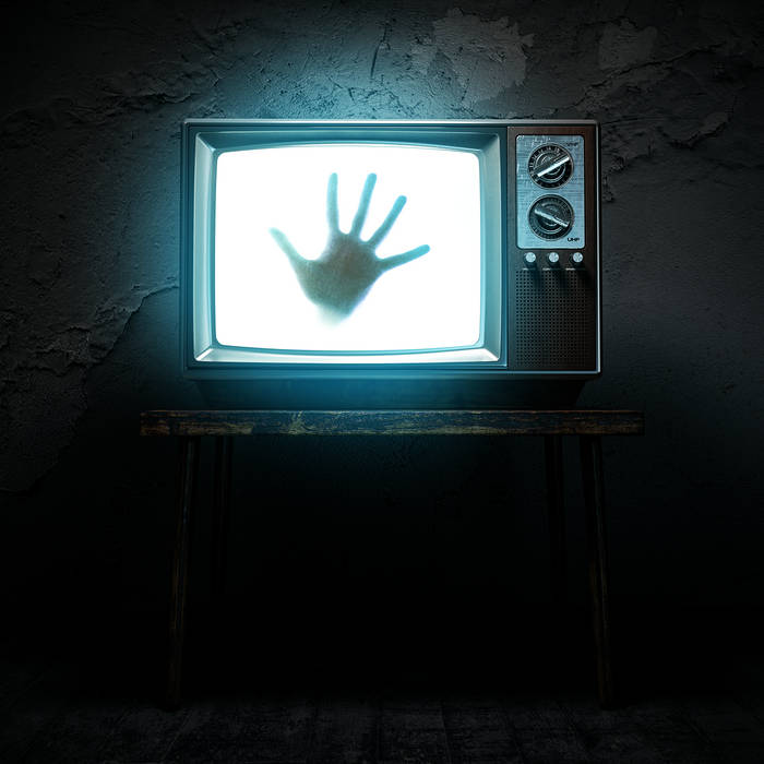 Black screen, white noise