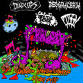 Vomitando Barulho Extremo - 4 Way Split - Brutal Noise (Argentina​)​, Dead Cops (Brasil), Desgraceria (Brasil), Piggy (Chile)